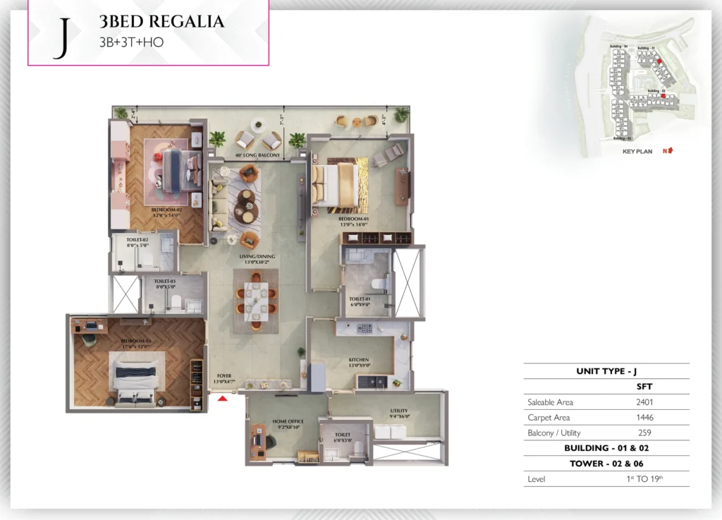 2401 Sqft